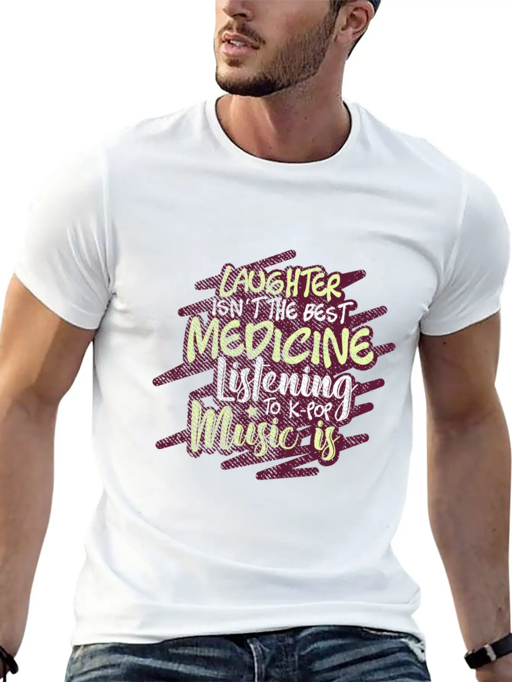 K-Pop Music Breathable Graphic T-Shirt – Perfect For Casual Days