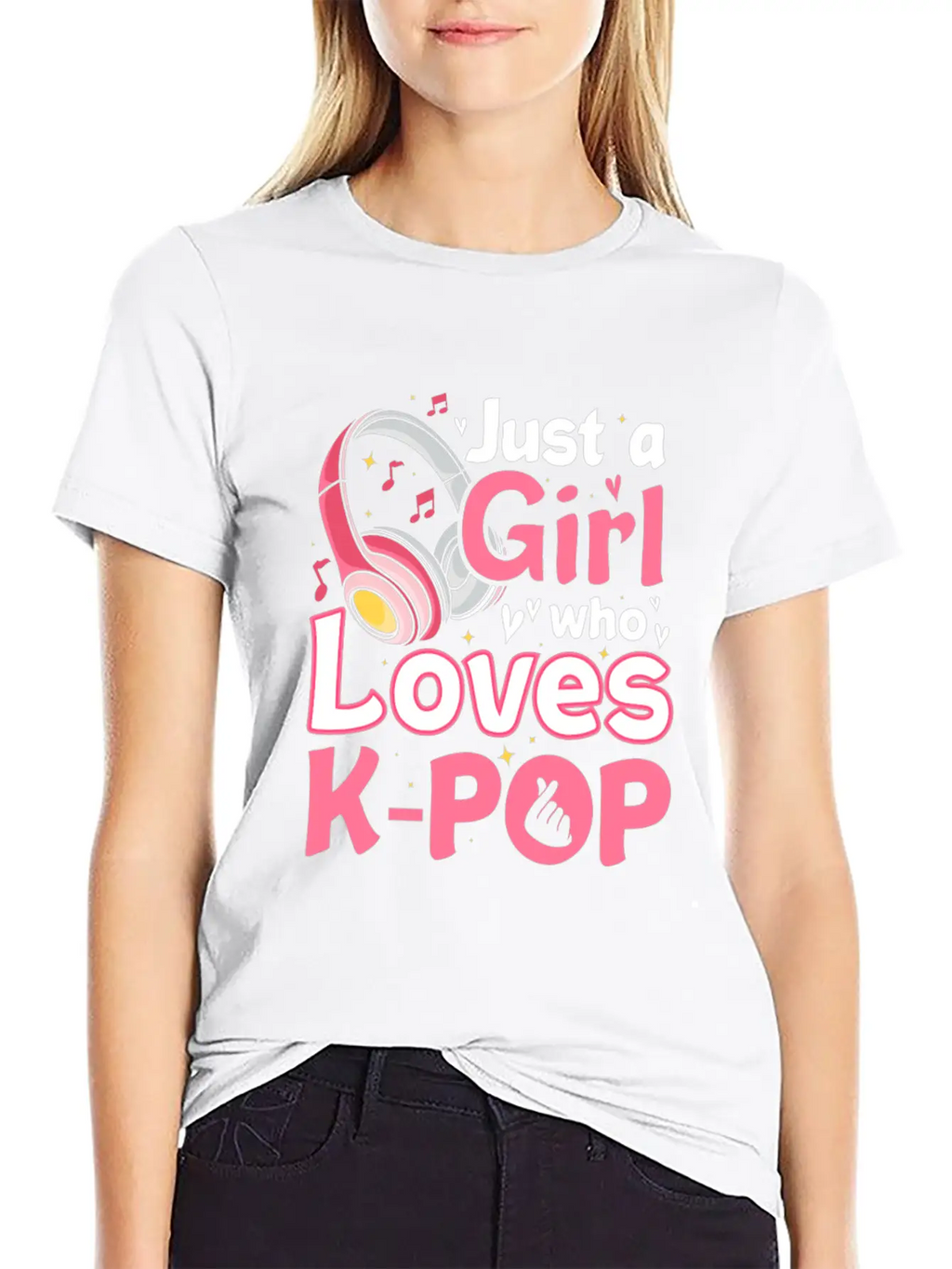 K-pop Tshirt Girl Breathable Graphic T-Shirt – Perfect For Casual Days