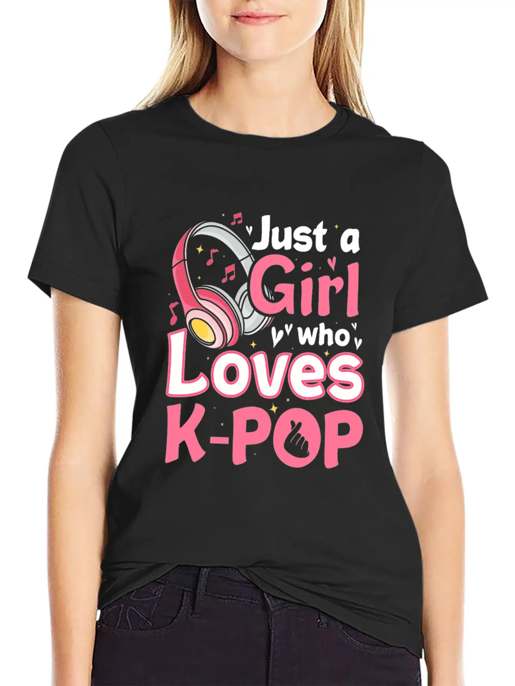 K-pop Tshirt Girl Breathable Graphic T-Shirt – Perfect For Casual Days