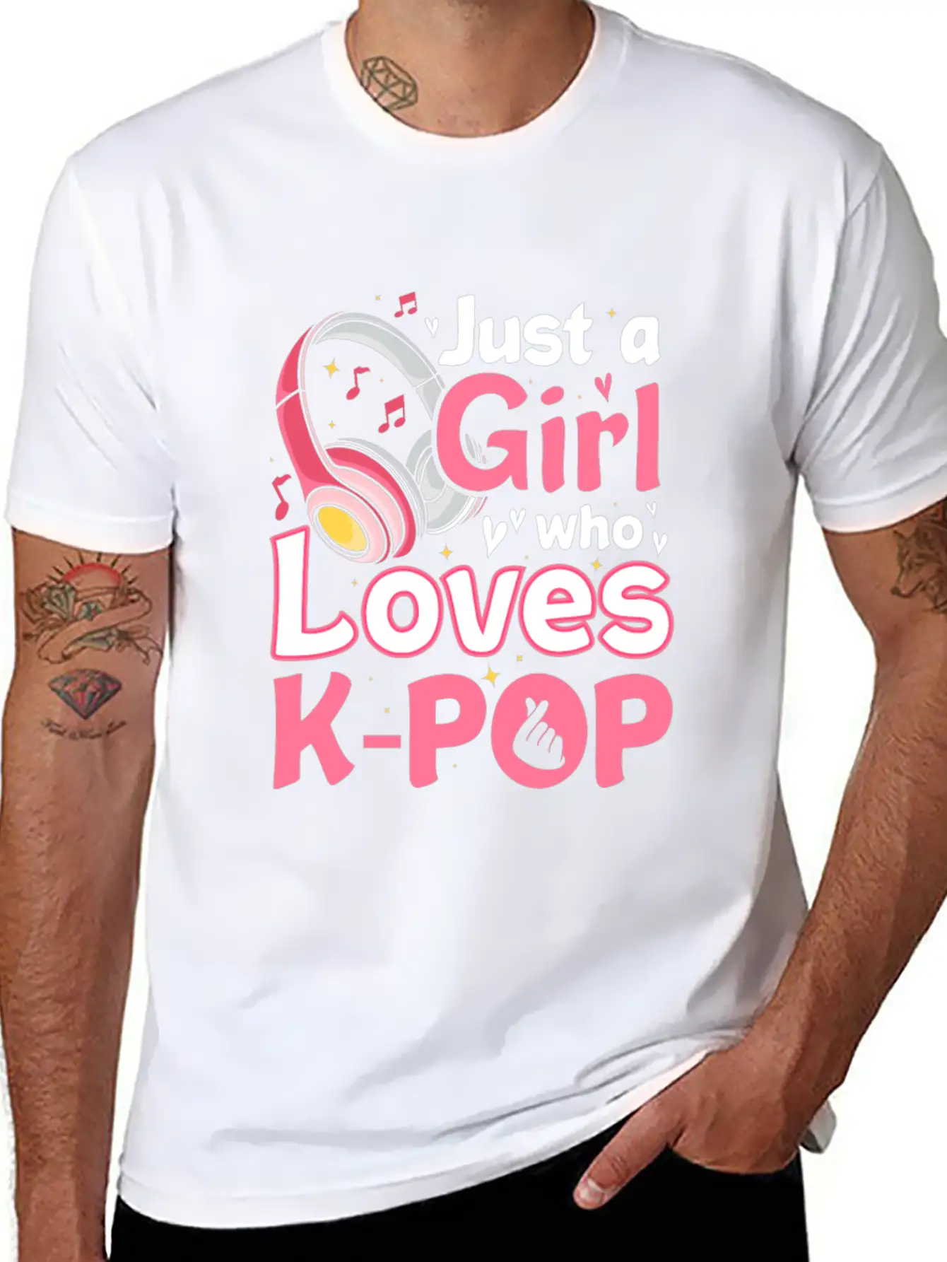 K-pop Tshirt Girl Breathable Graphic T-Shirt – Perfect For Casual Days