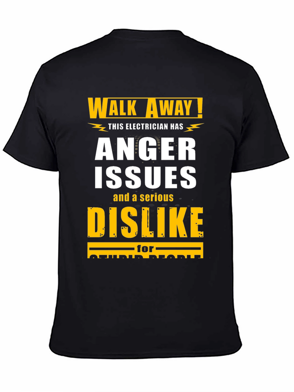 Electrician Anger Issues Graphic T-Shirt