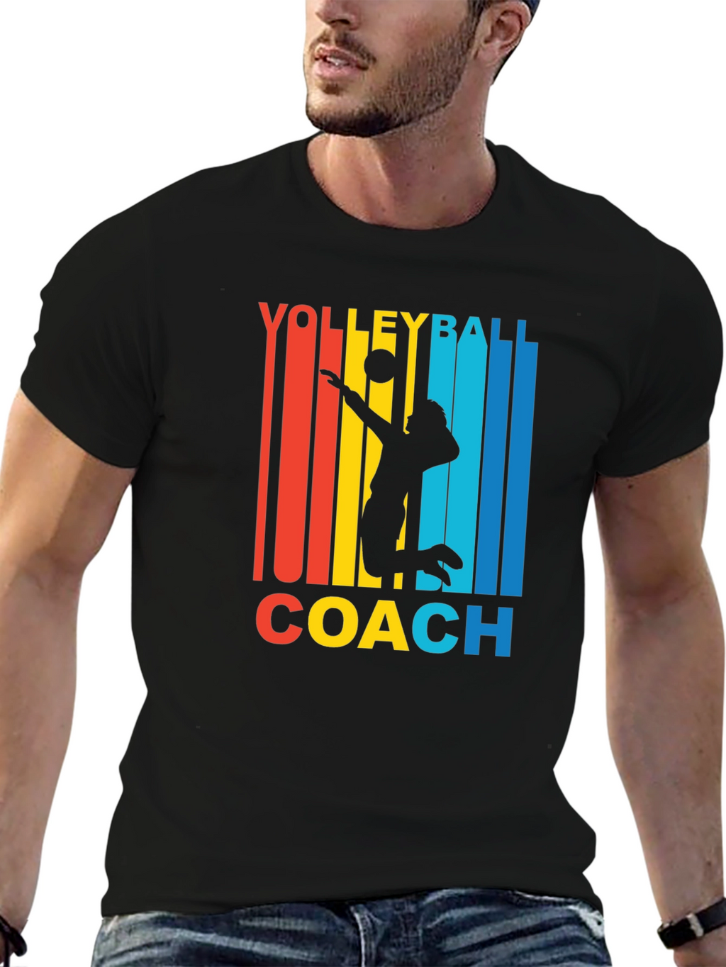 Volleyball Coach Graphic Tee