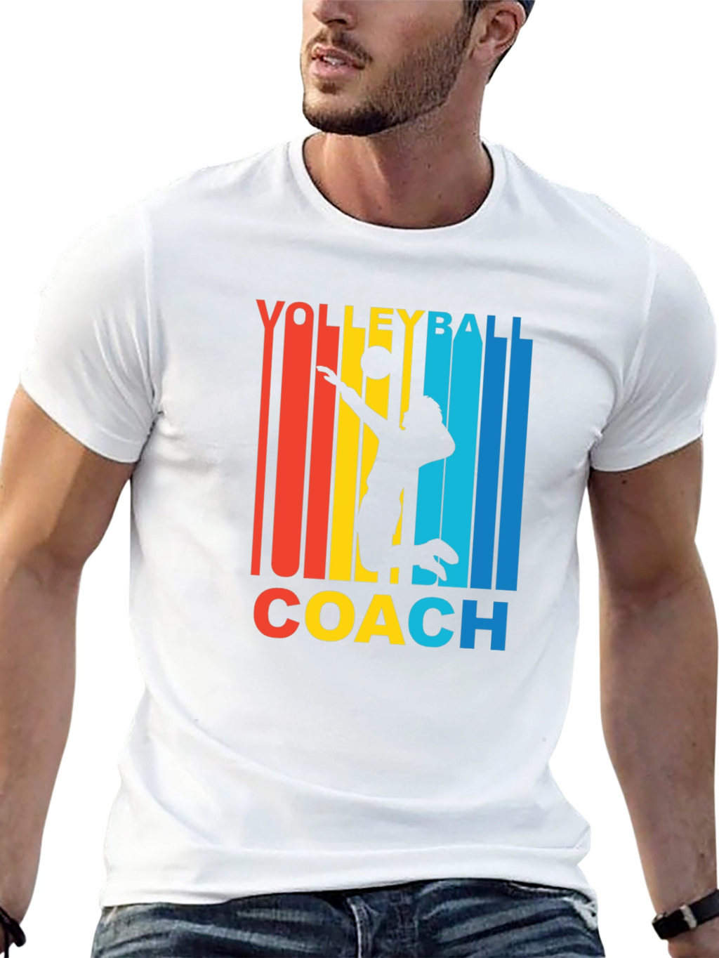 Volleyball Coach Graphic Tee