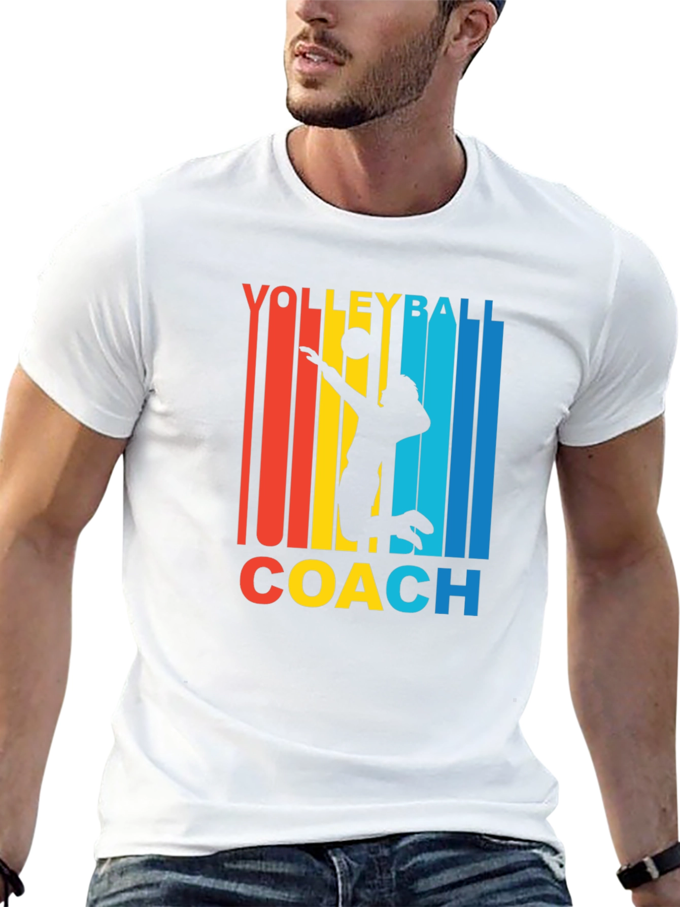 Volleyball Coach Graphic Tee