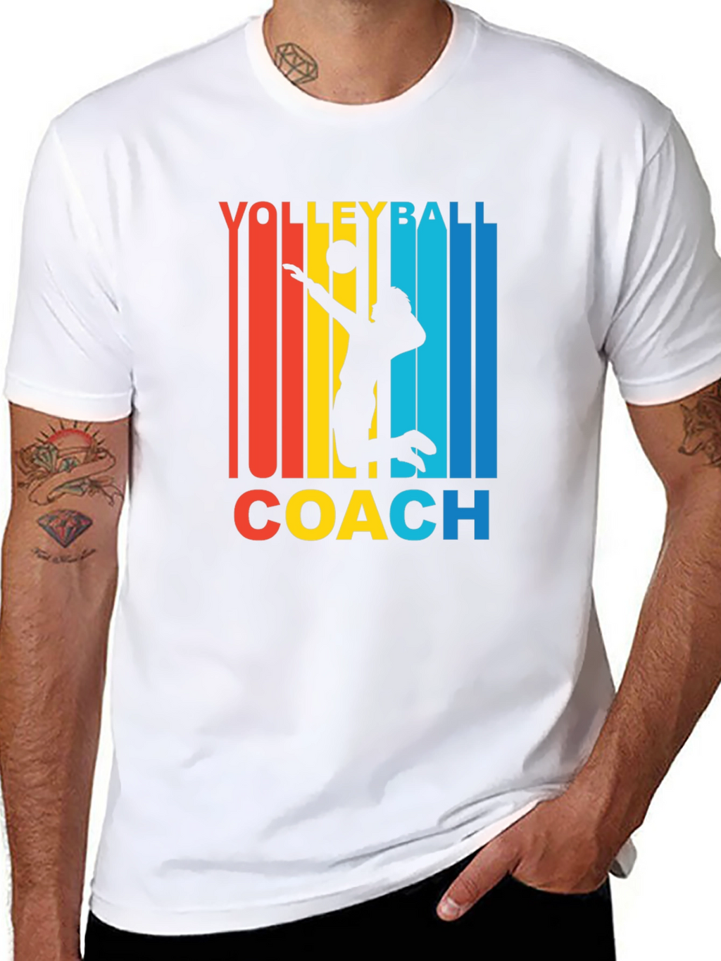Volleyball Coach Graphic Tee