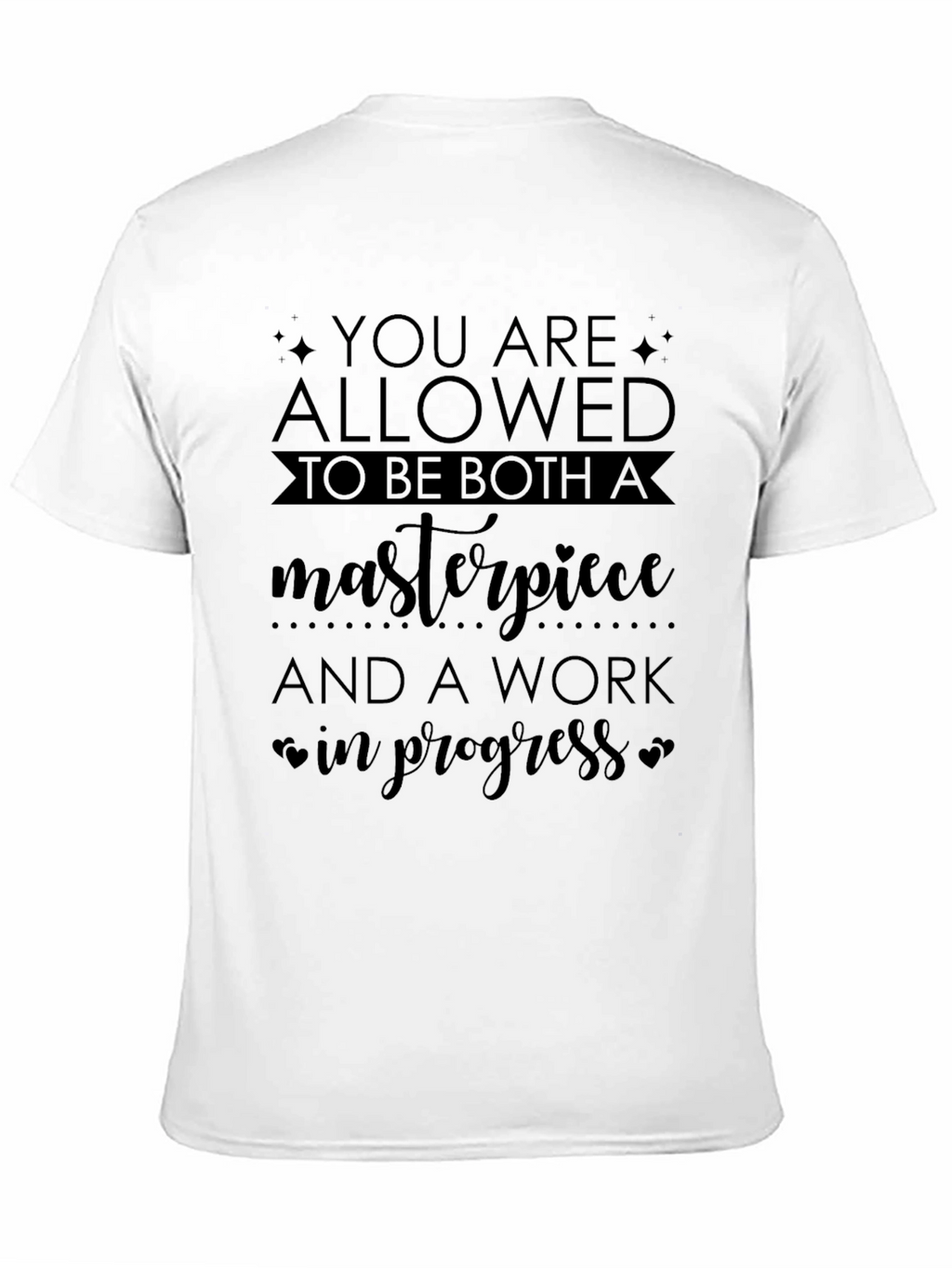 Masterpiece in Progress Graphic Tee - Black