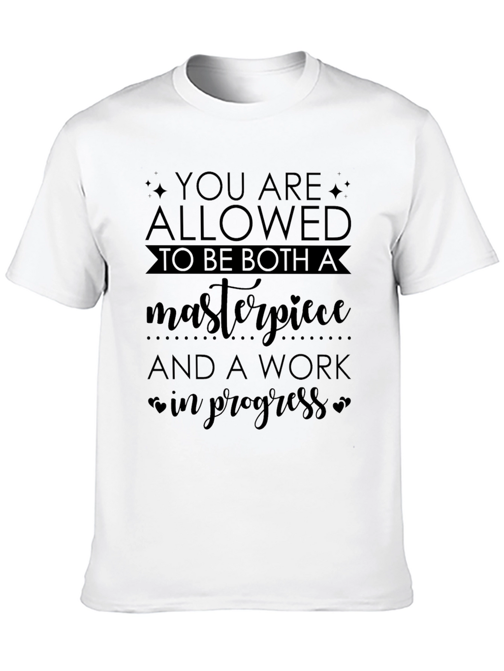 Masterpiece in Progress Graphic Tee - Black