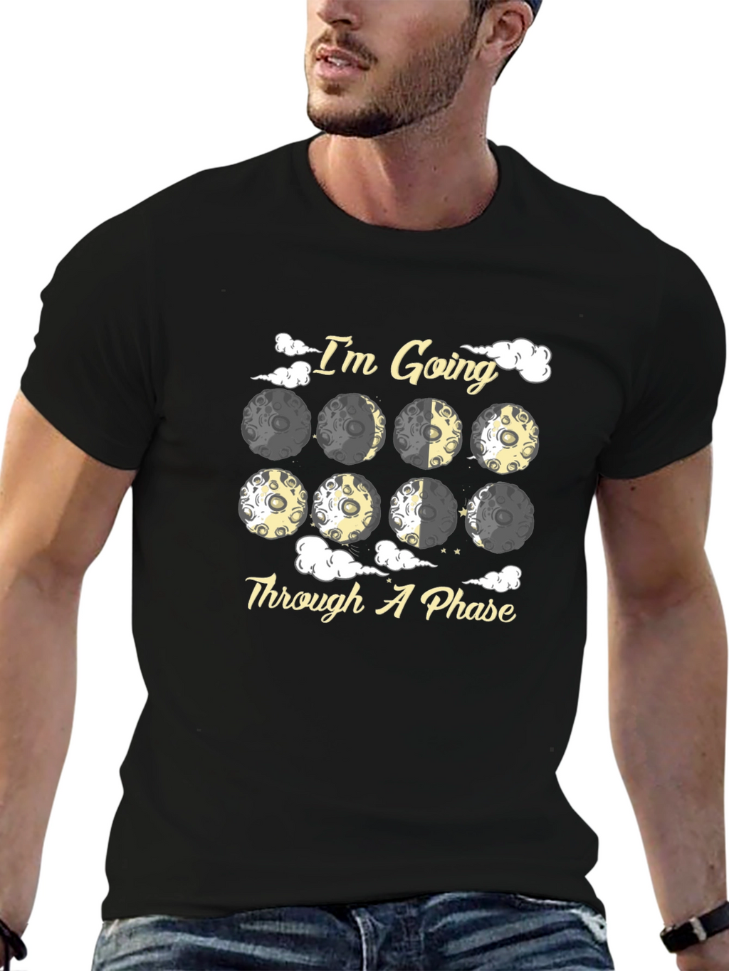 Im Going Through A Phase Moon T-Shirt