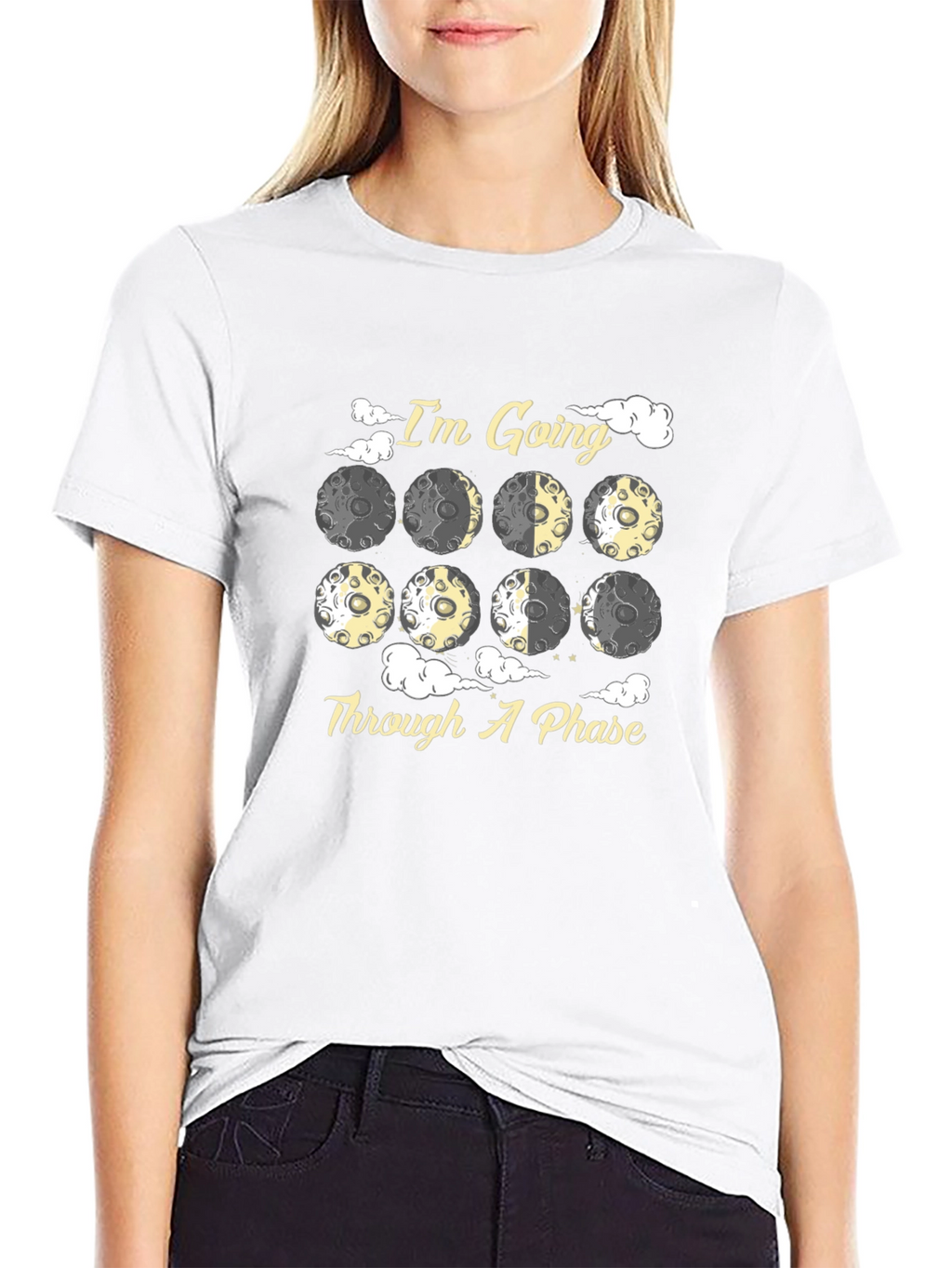 Im Going Through A Phase Moon T-Shirt