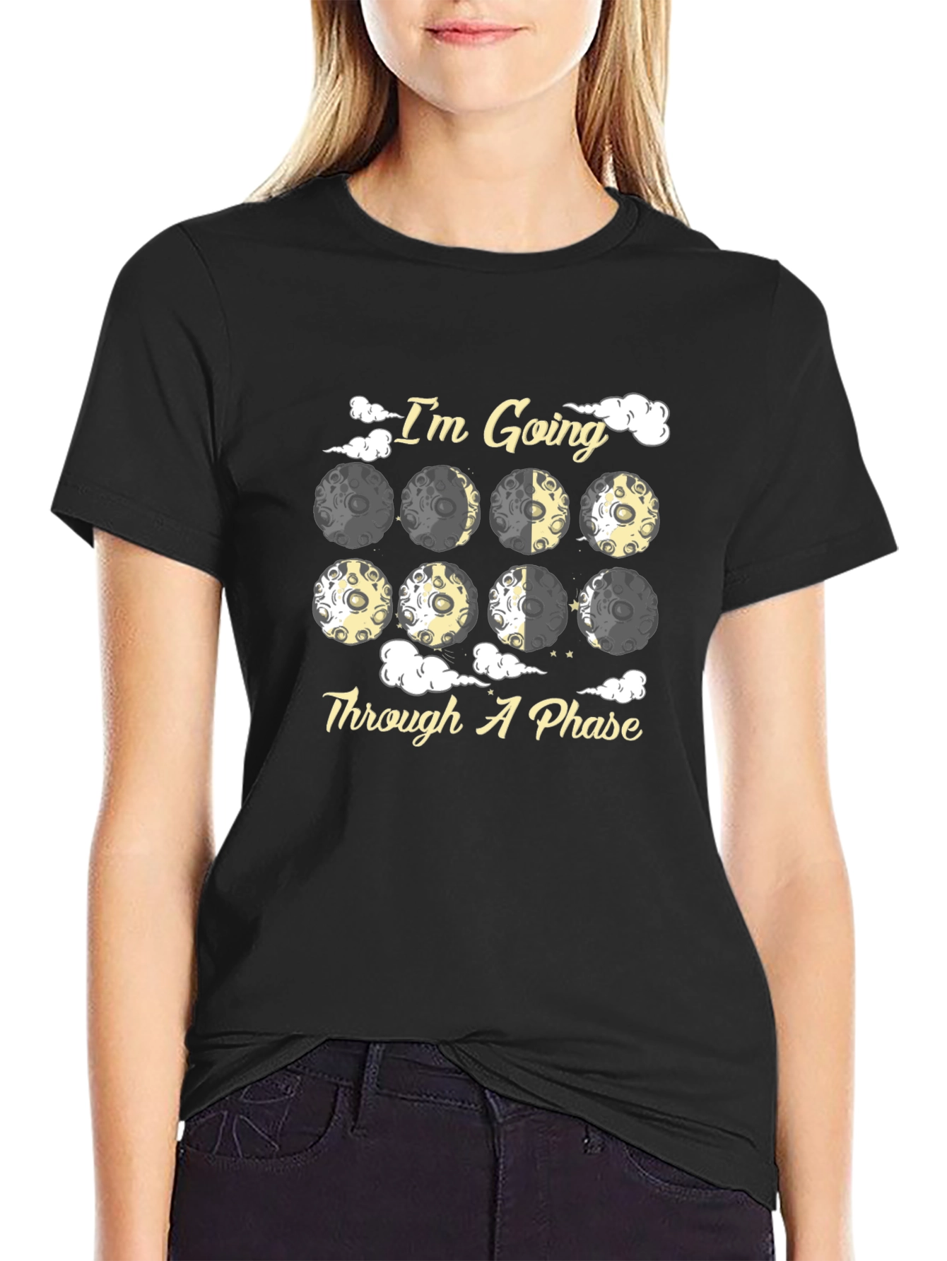 Im Going Through A Phase Moon T-Shirt