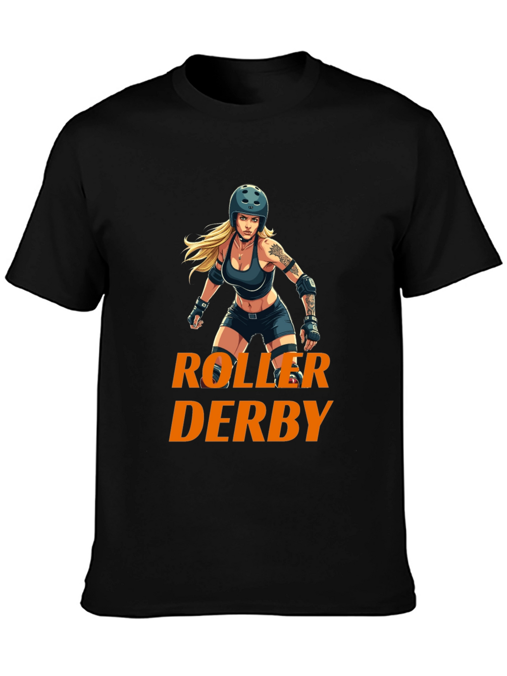 Roller Derby Graphic Tee - Black