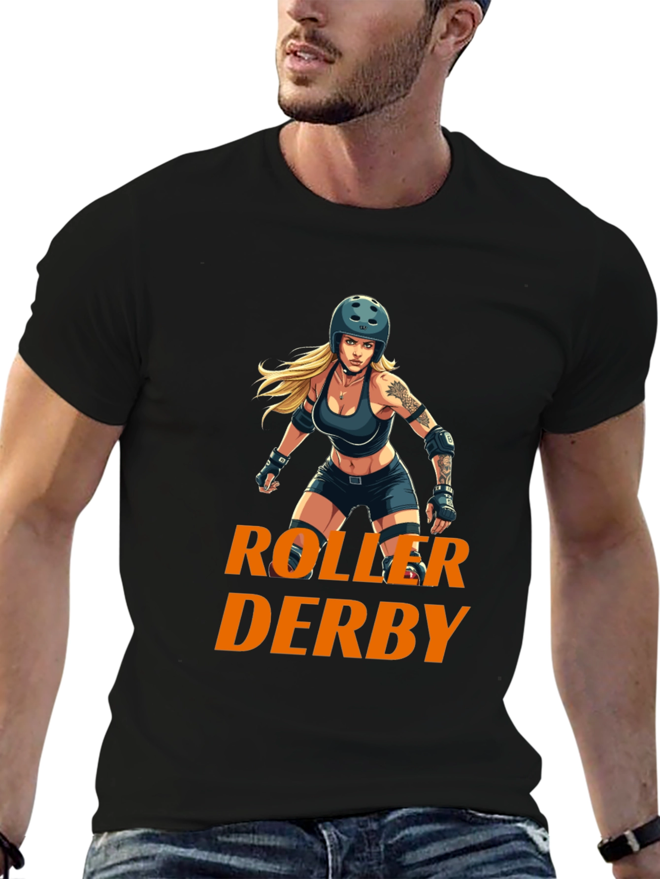 Roller Derby Graphic Tee - Black