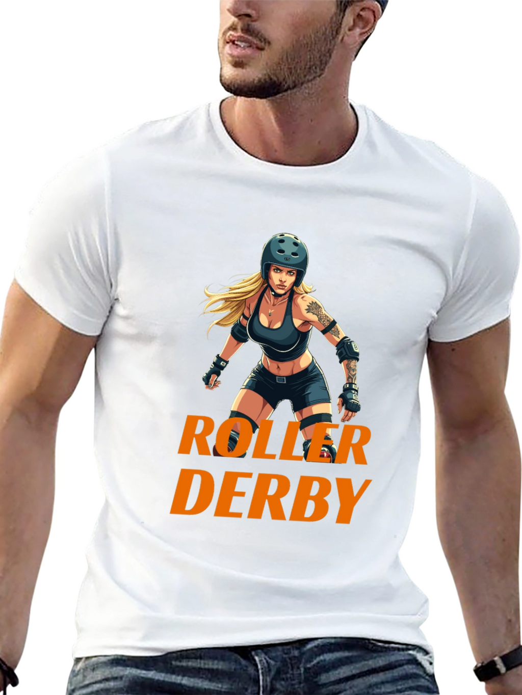Roller Derby Graphic Tee - Black