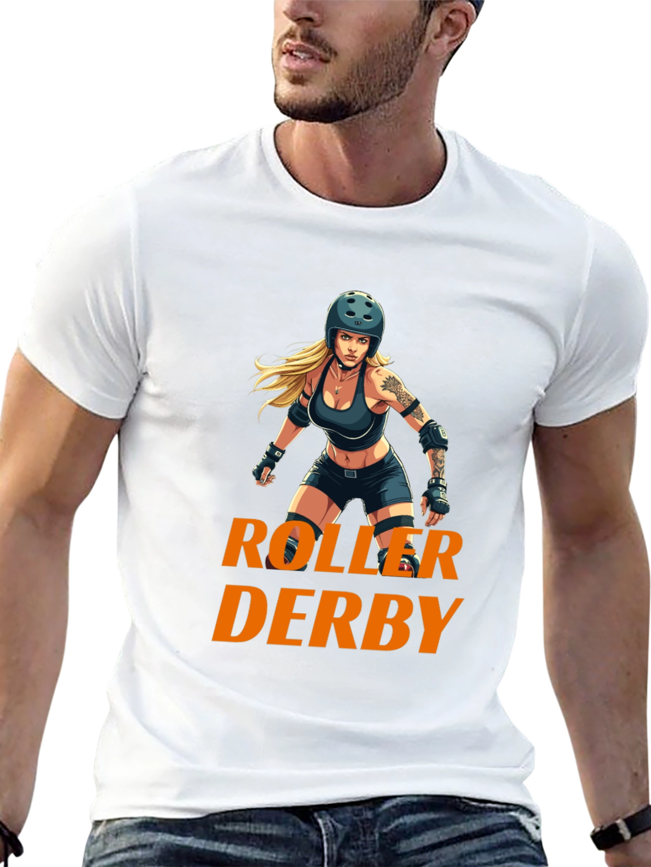 Roller Derby Graphic Tee - Black