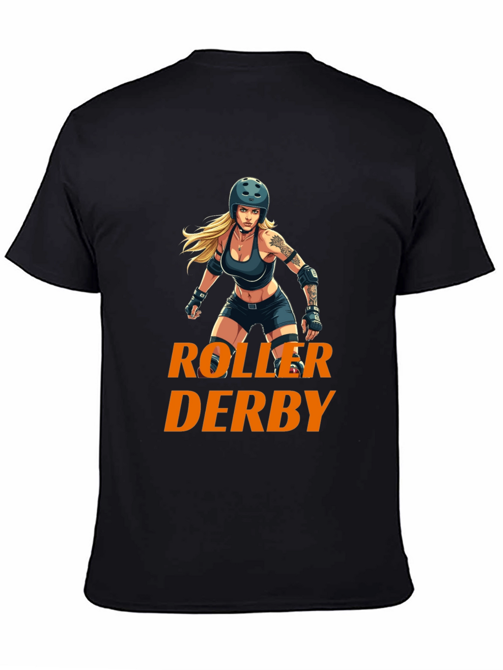 Roller Derby Graphic Tee - Black