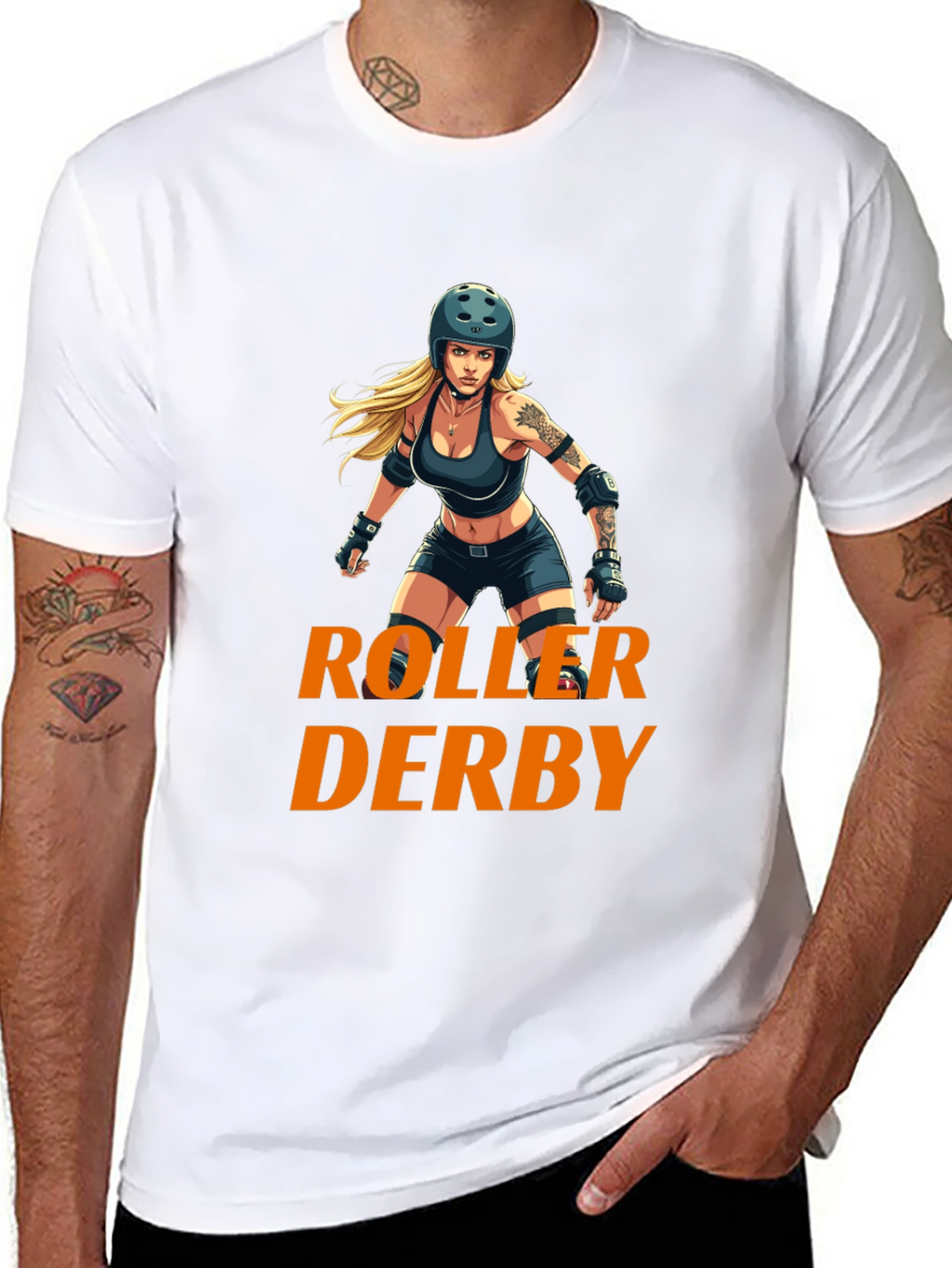 Roller Derby Graphic Tee - Black