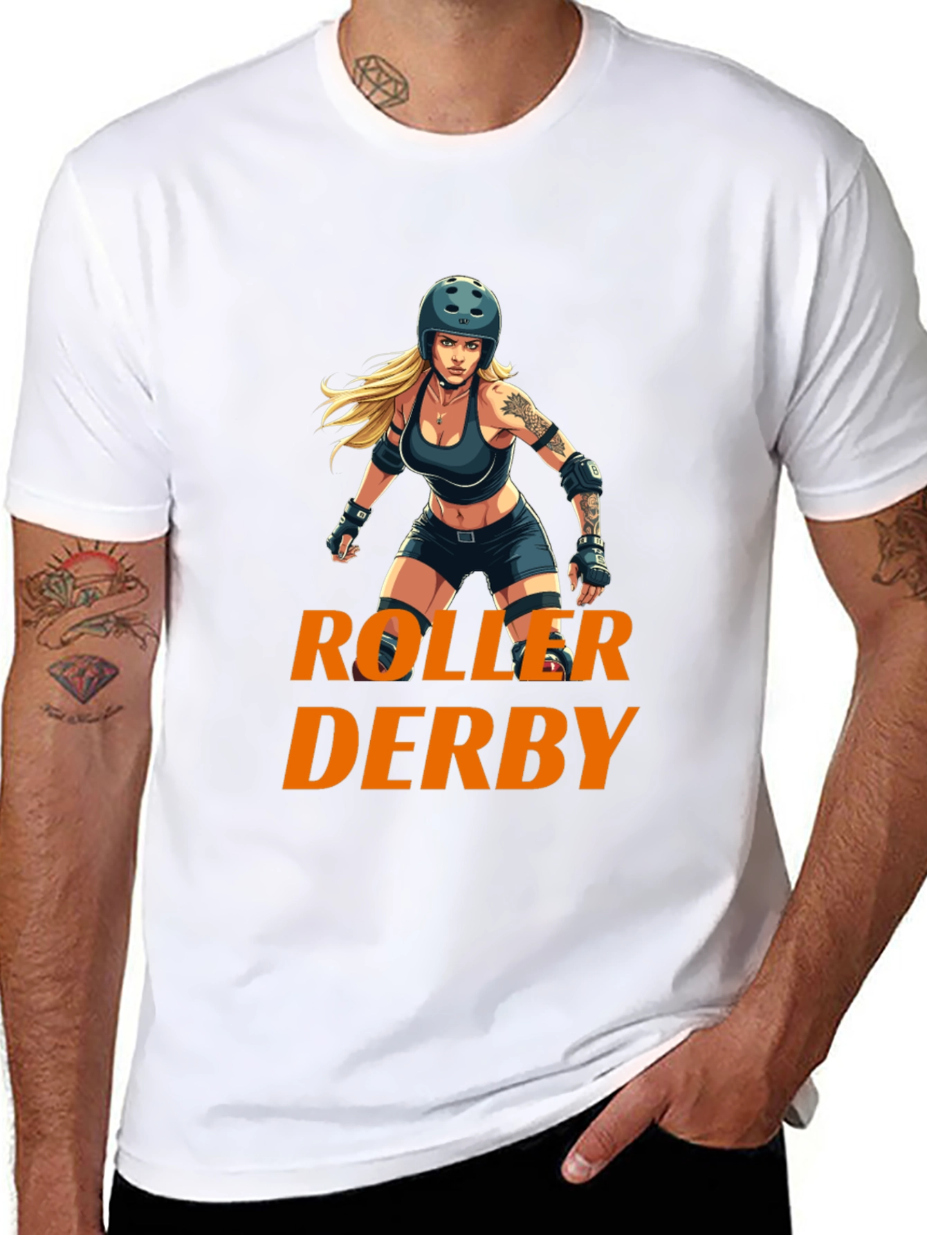 Roller Derby Graphic Tee - Black