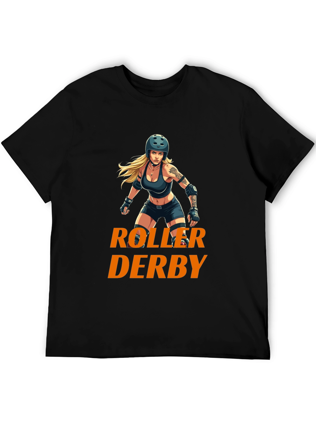 Roller Derby Graphic Tee - Black