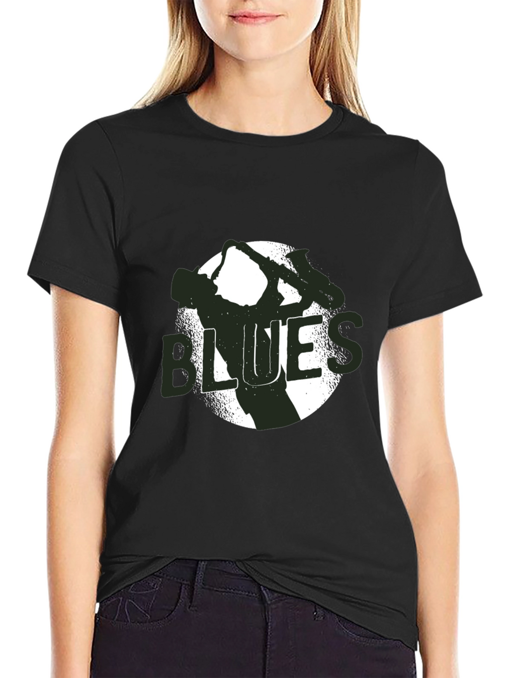 Blues Music T-Shirt - Black Graphic Tee