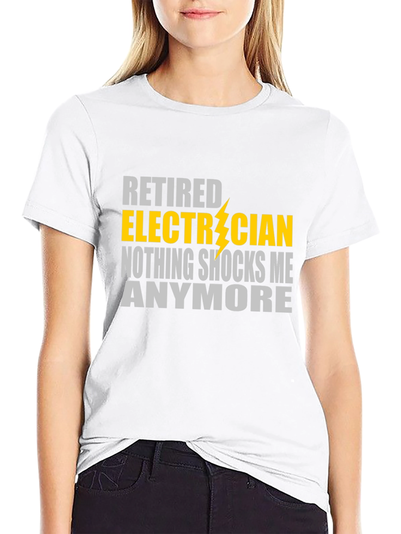 Retired Electrician T-Shirt - Nothing Shocks Me Anymore