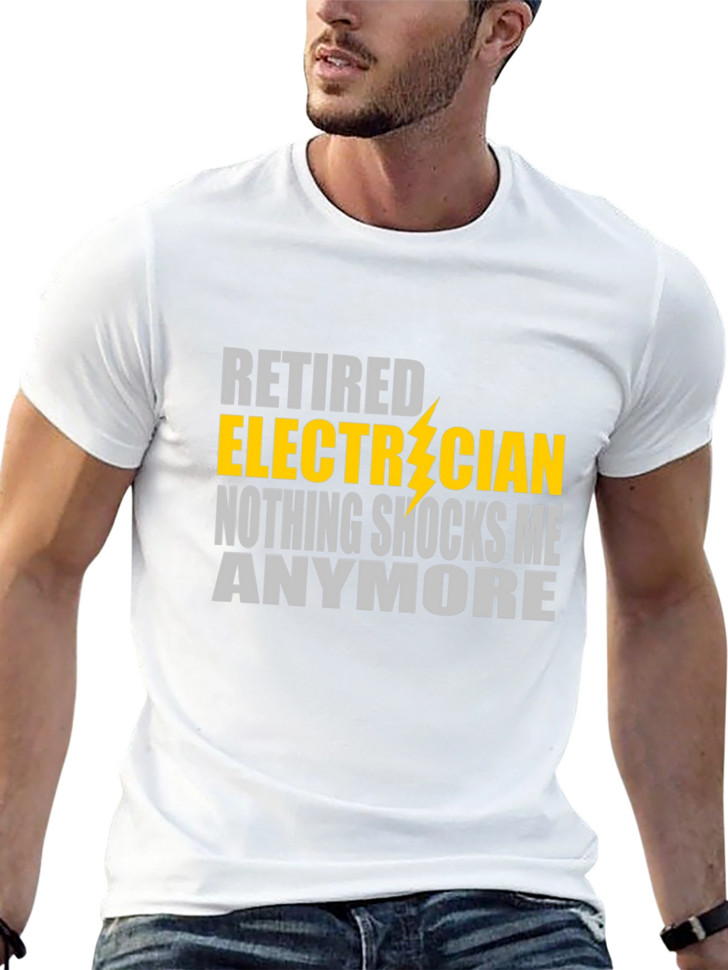 Retired Electrician T-Shirt - Nothing Shocks Me Anymore