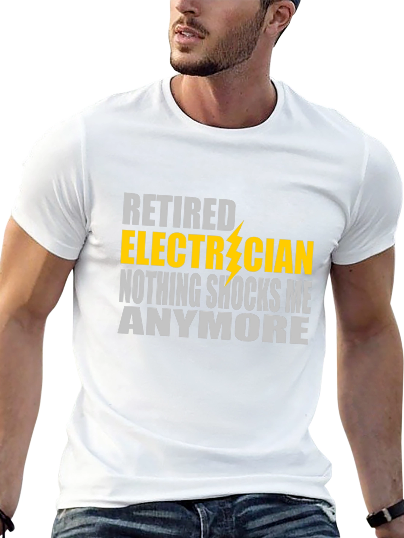 Retired Electrician T-Shirt - Nothing Shocks Me Anymore