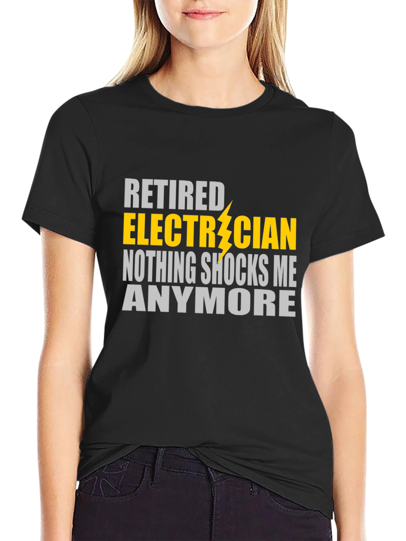 Retired Electrician T-Shirt - Nothing Shocks Me Anymore