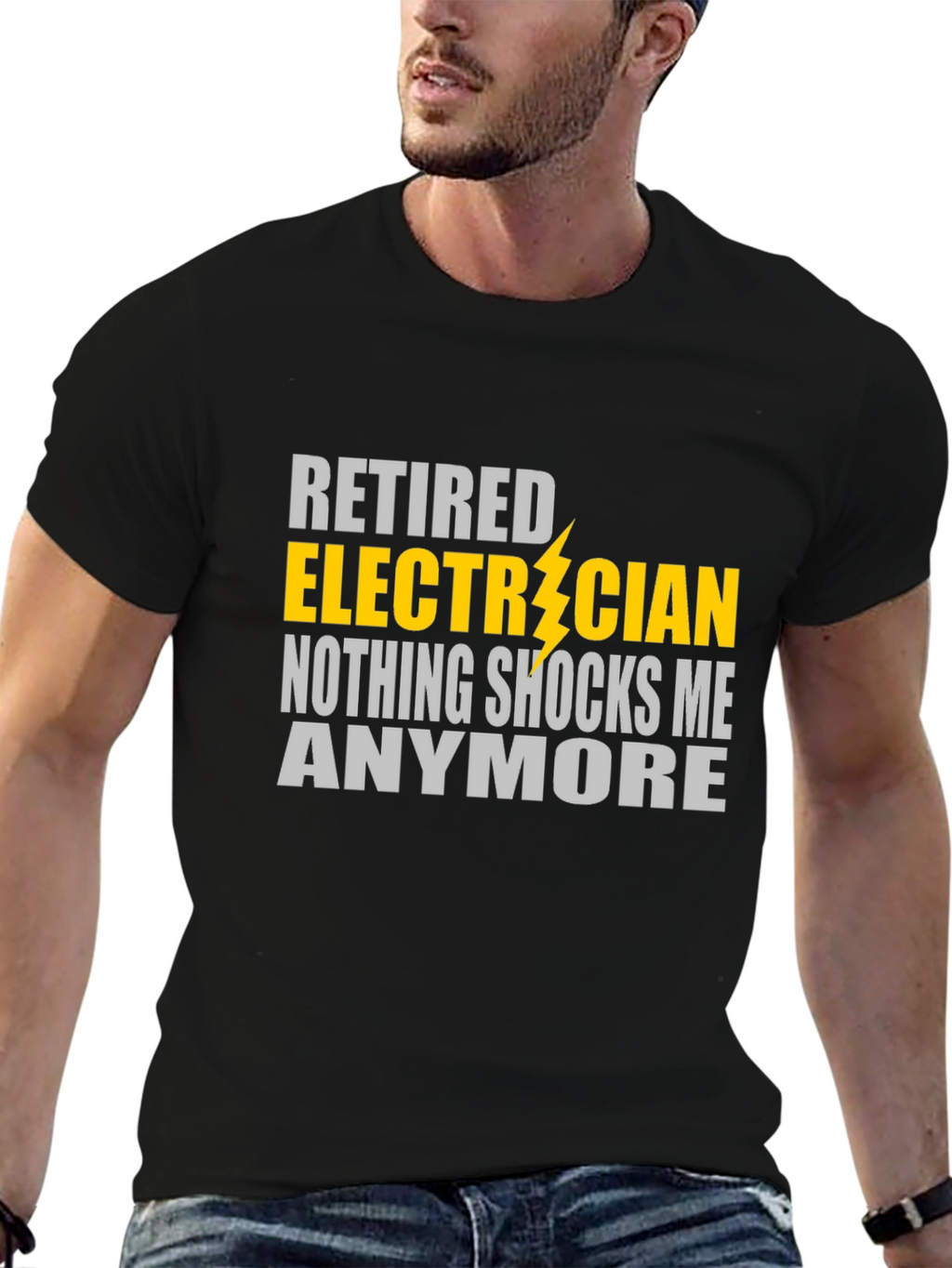 Retired Electrician T-Shirt - Nothing Shocks Me Anymore