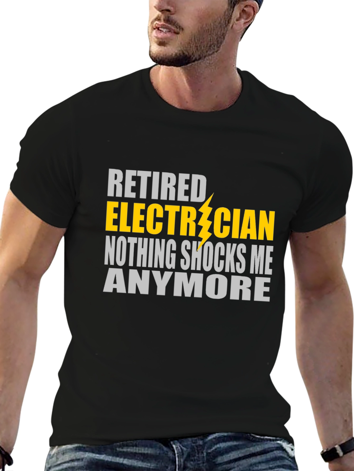 Retired Electrician T-Shirt - Nothing Shocks Me Anymore