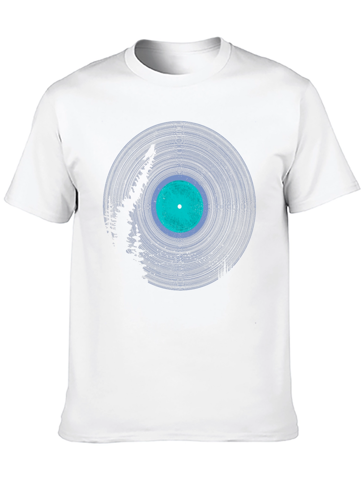 Vinyl Record Graphic Tee - Stylish Music Lover Shirt