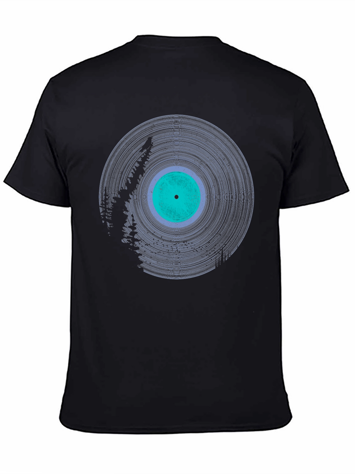 Vinyl Record Graphic Tee - Stylish Music Lover Shirt