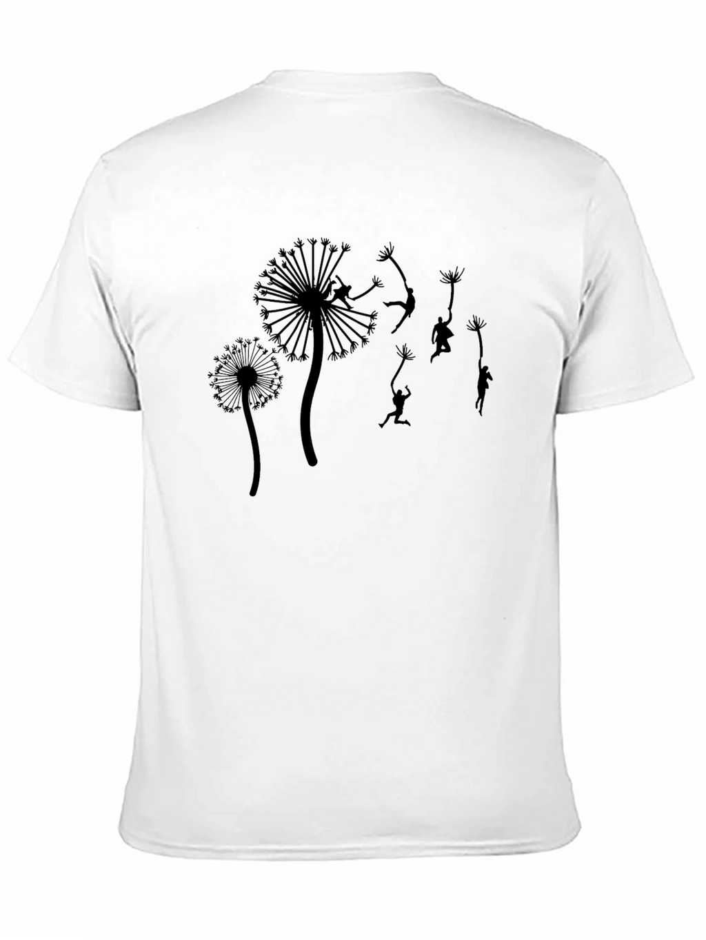 Dandelion Dreamer Black T-Shirt