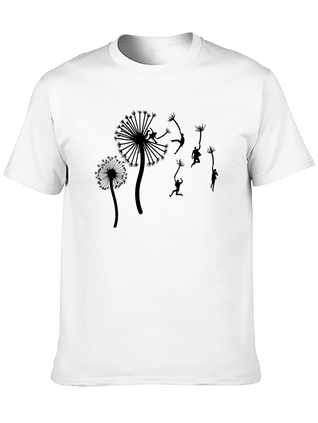 Dandelion Dreamer Black T-Shirt