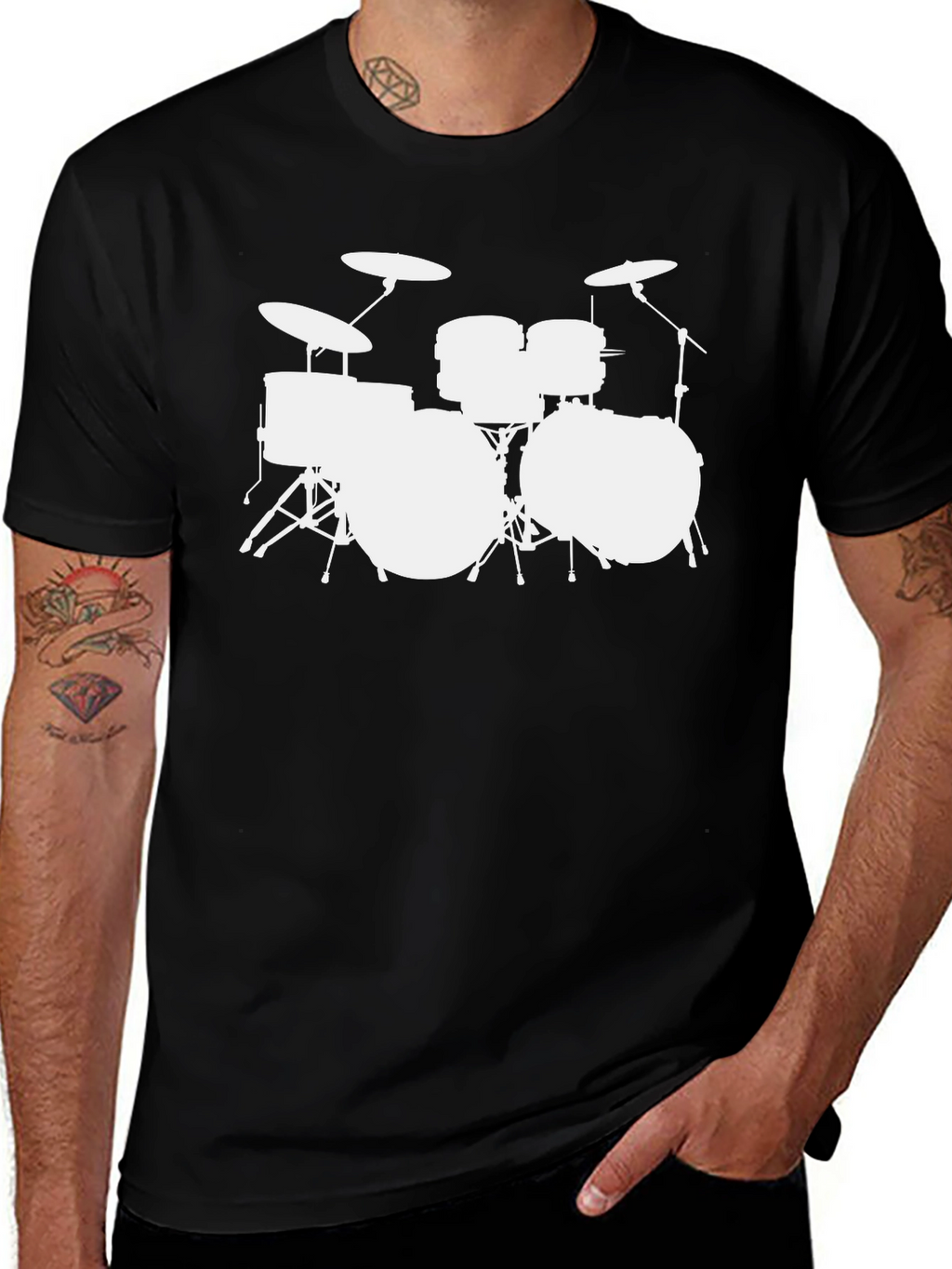 Drum Kit Graphic T-Shirt