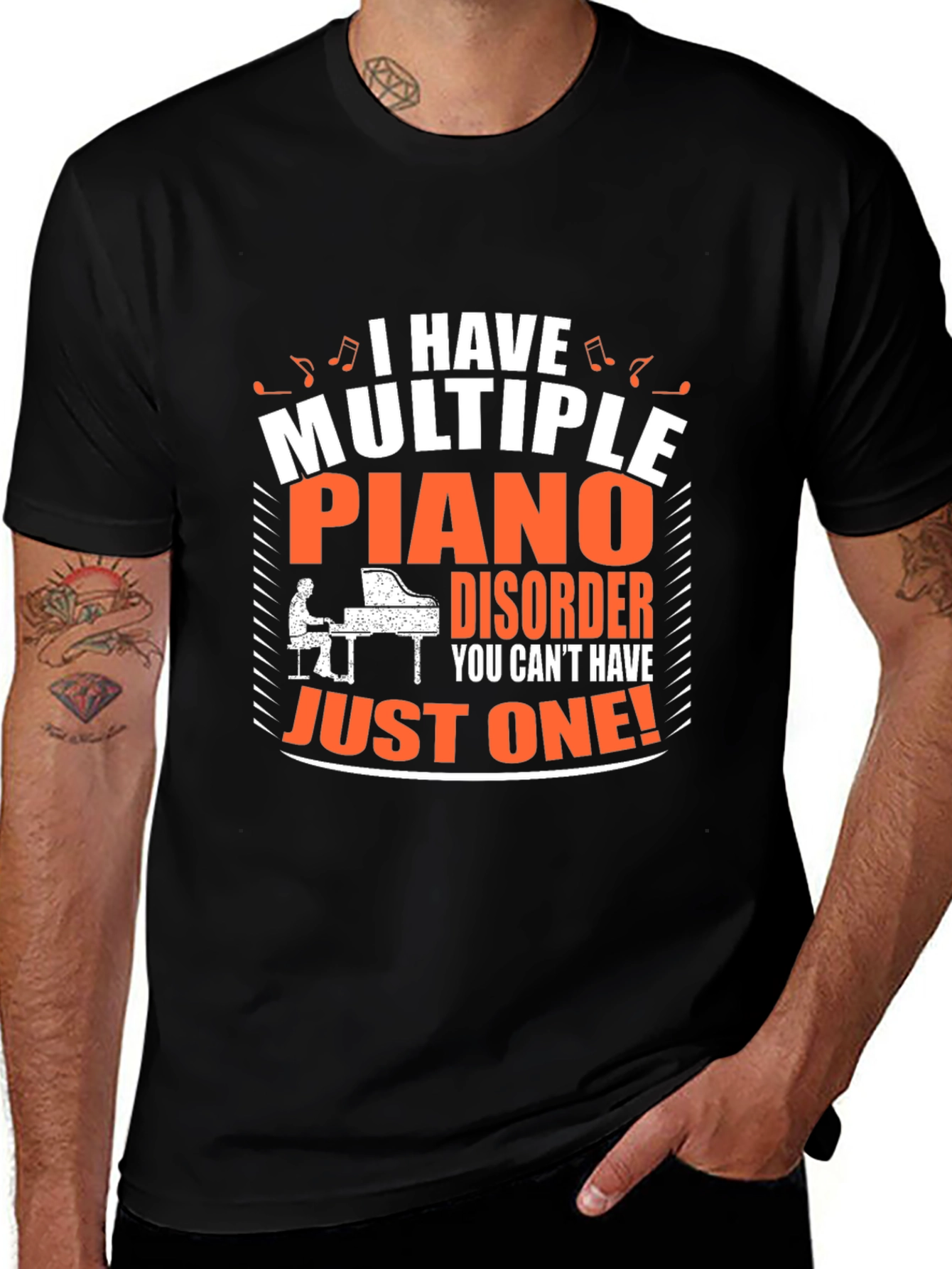 Multiple Piano Disorder Graphic Tee