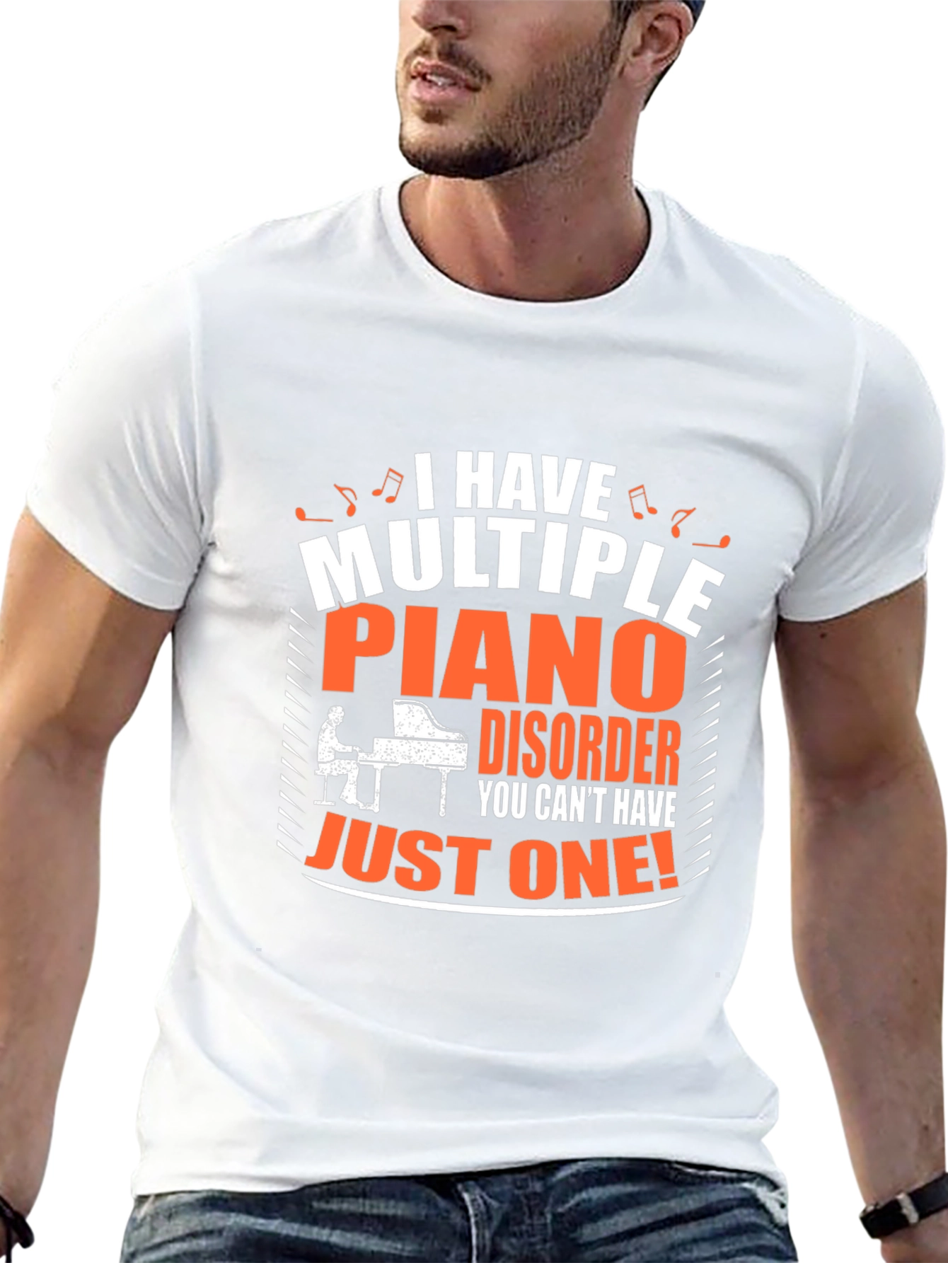 Multiple Piano Disorder Graphic Tee