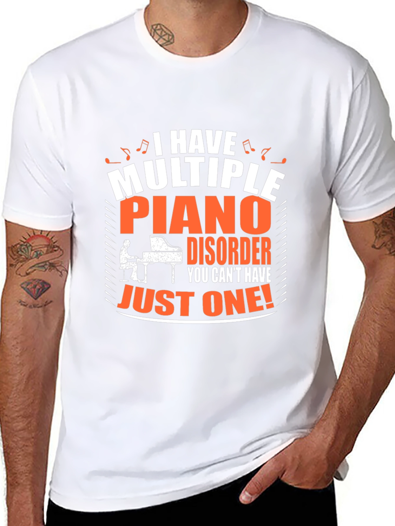 Multiple Piano Disorder Graphic Tee