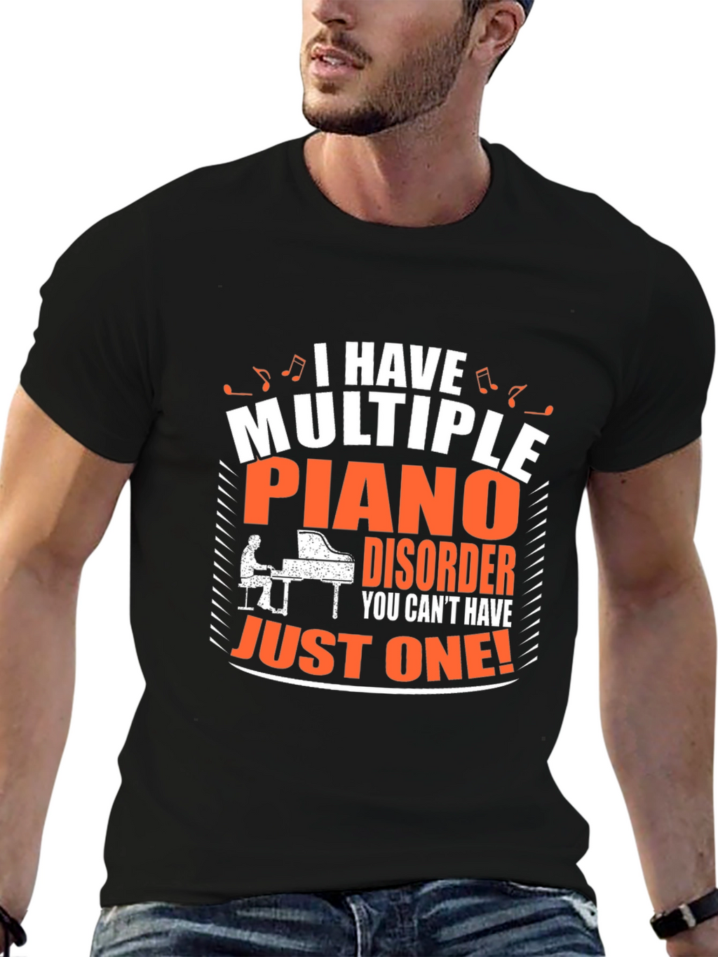 Multiple Piano Disorder Graphic Tee