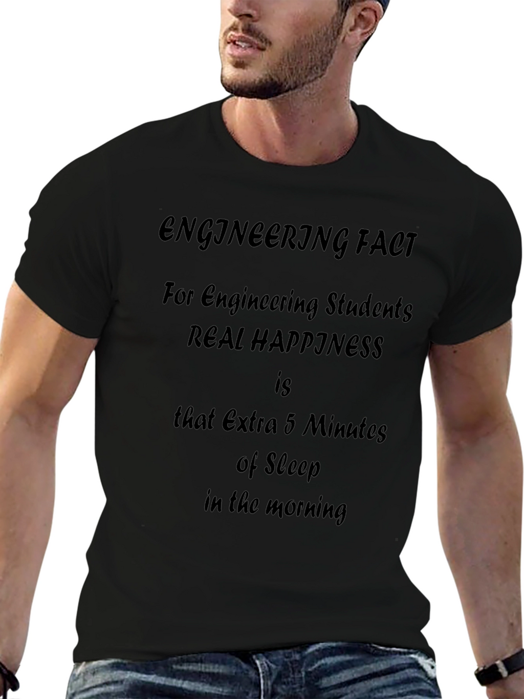 Engineering Fact T-Shirt: Extra 5 Minutes of Sleep