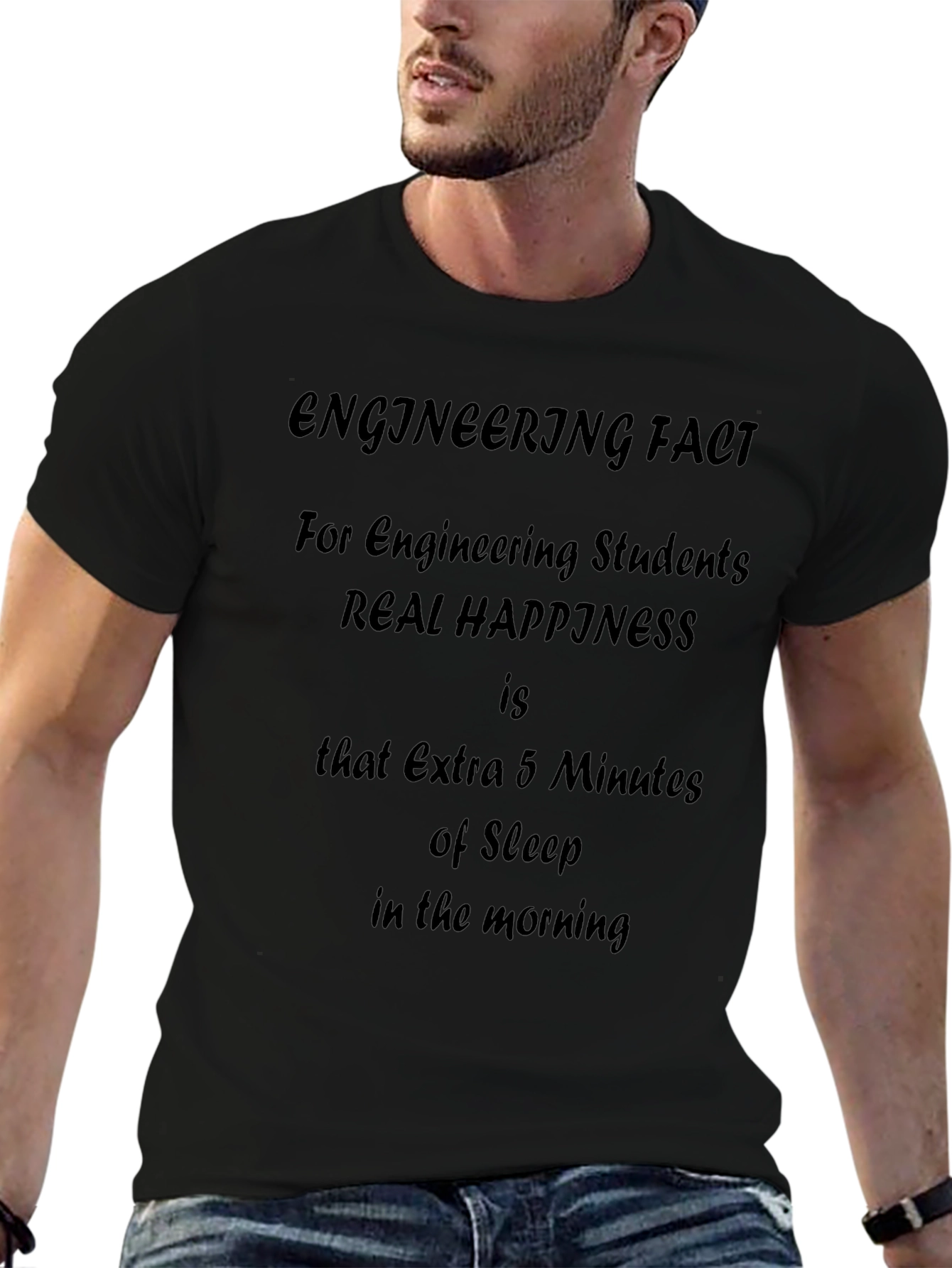 Engineering Fact T-Shirt: Extra 5 Minutes of Sleep