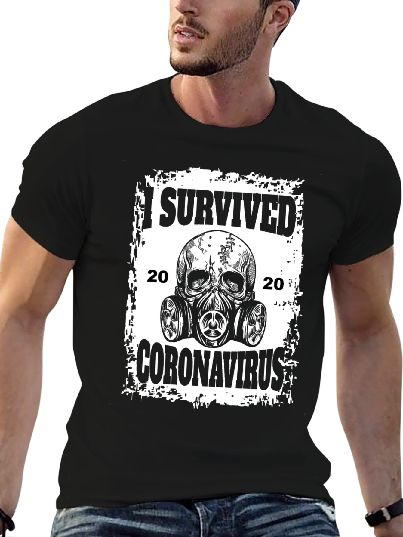 I Survived Coronavirus 2020 Graphic T-Shirt