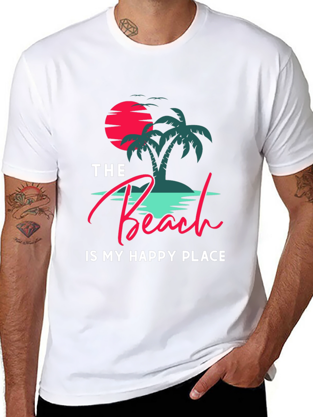Beach Is My Happy Place Graphic Tee