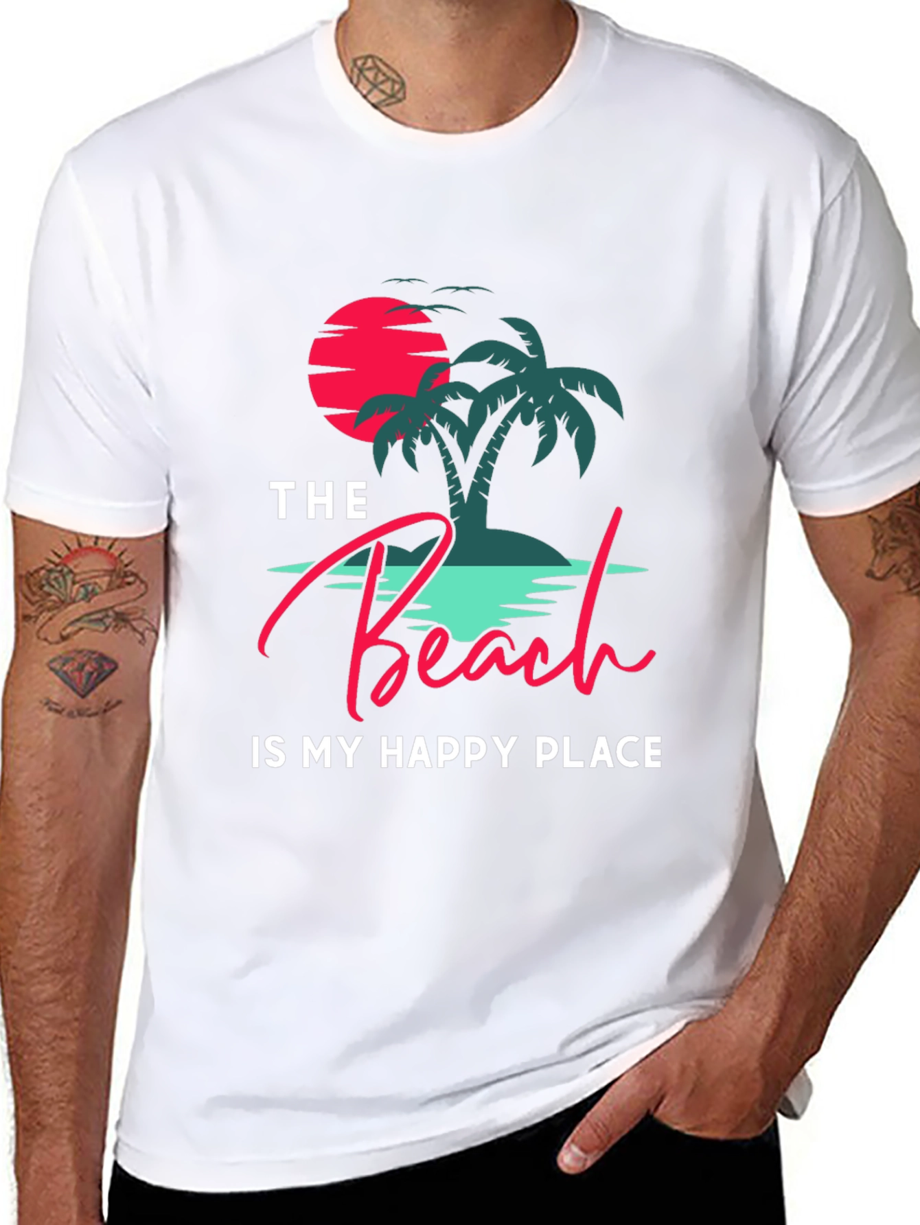 Beach Is My Happy Place Graphic Tee