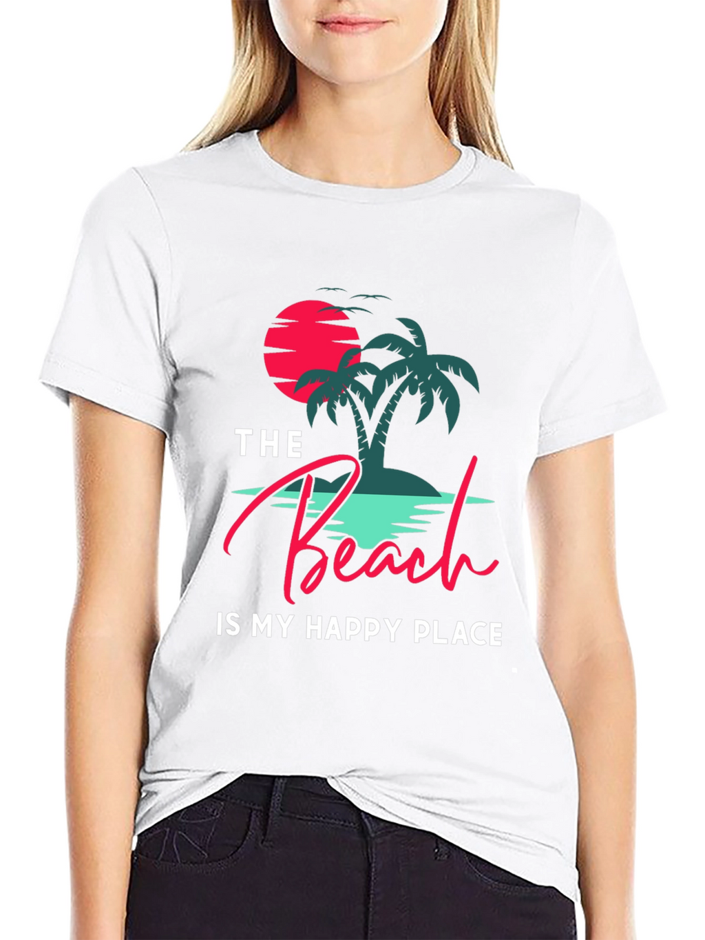 Beach Is My Happy Place Graphic Tee