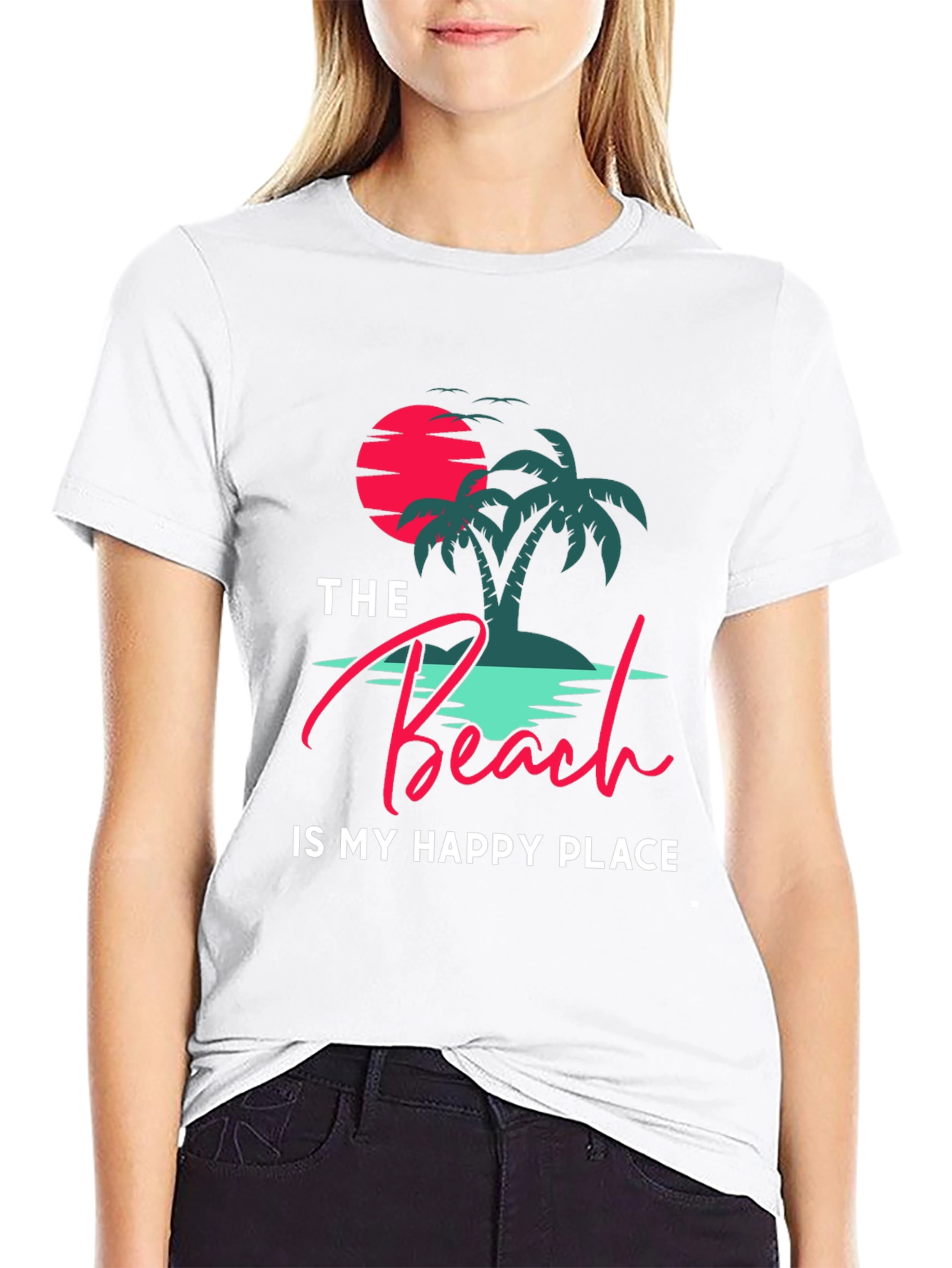Beach Is My Happy Place Graphic Tee