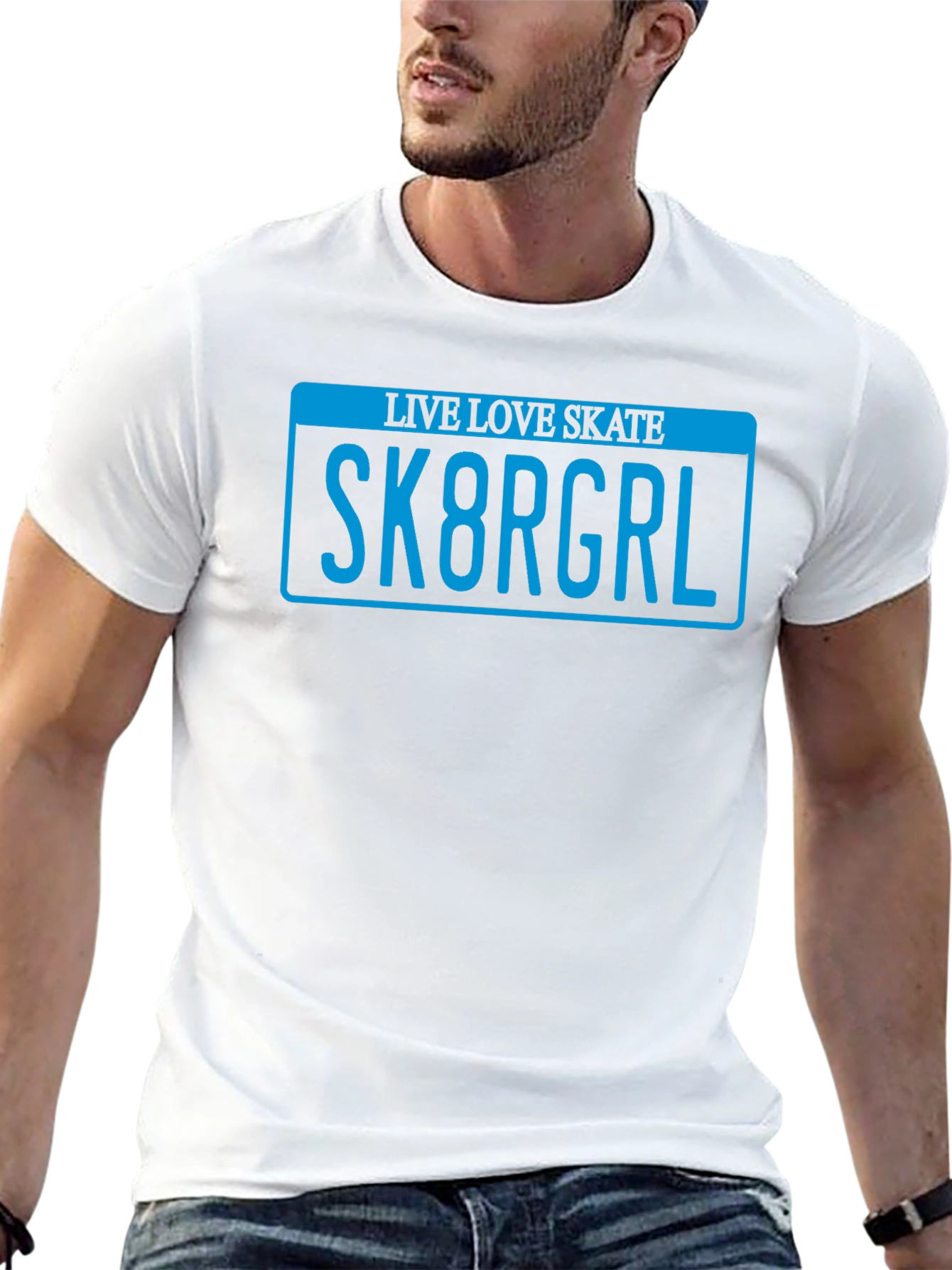Sk8rGrl Black T-Shirt - Live Love Skate