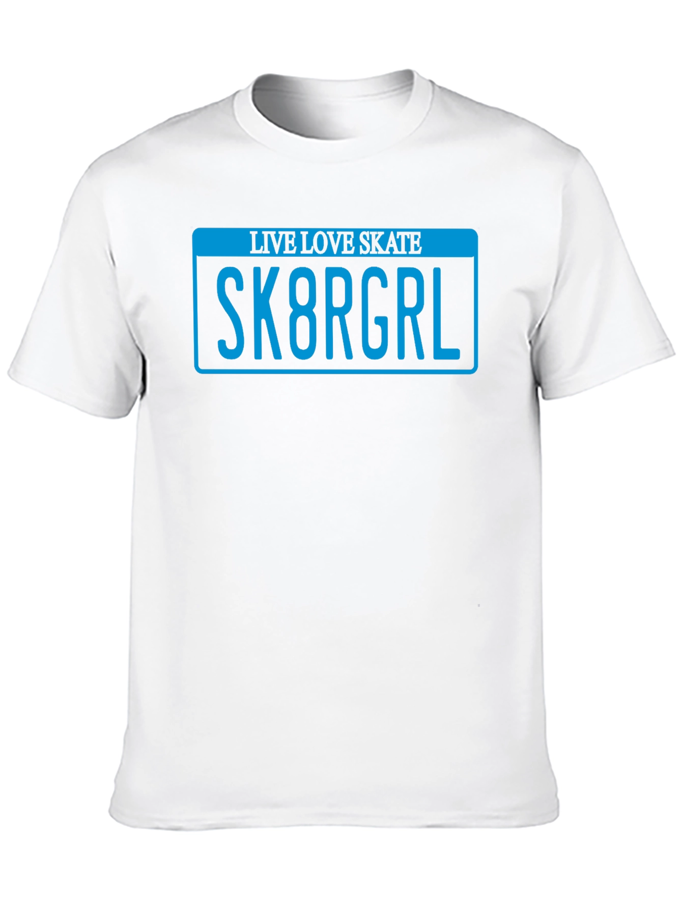 Sk8rGrl Black T-Shirt - Live Love Skate