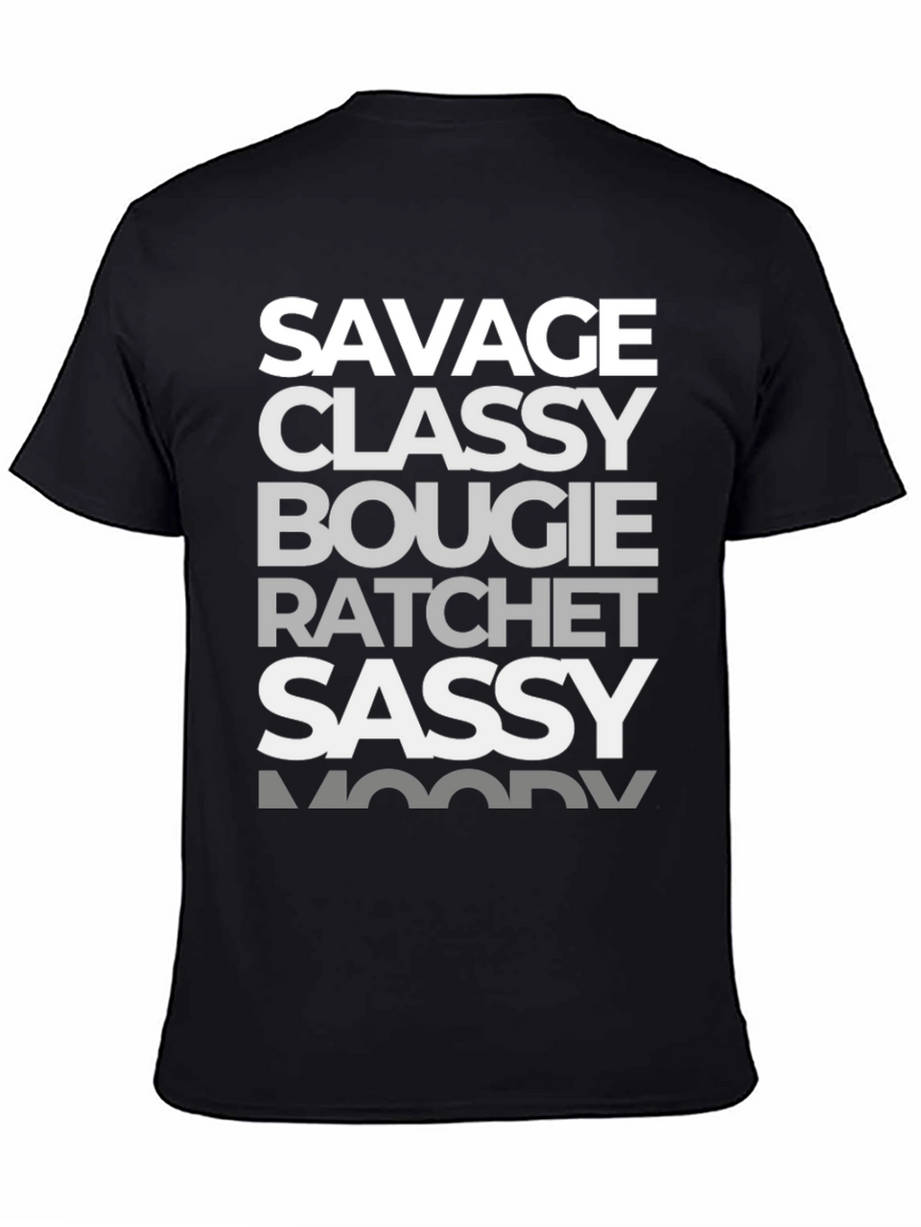 Savage Classy Bougie Graphic Tee - Black