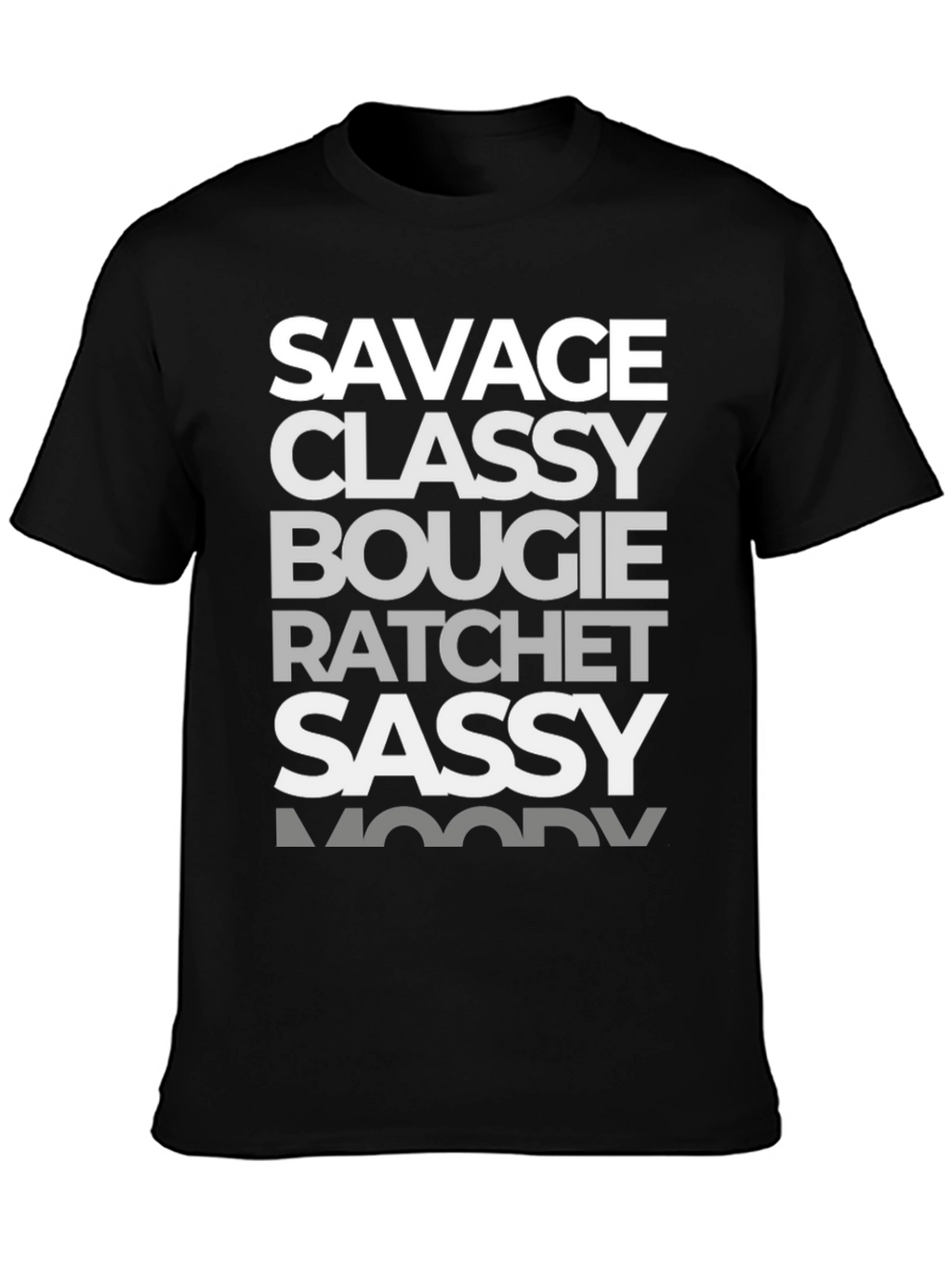 Savage Classy Bougie Graphic Tee - Black
