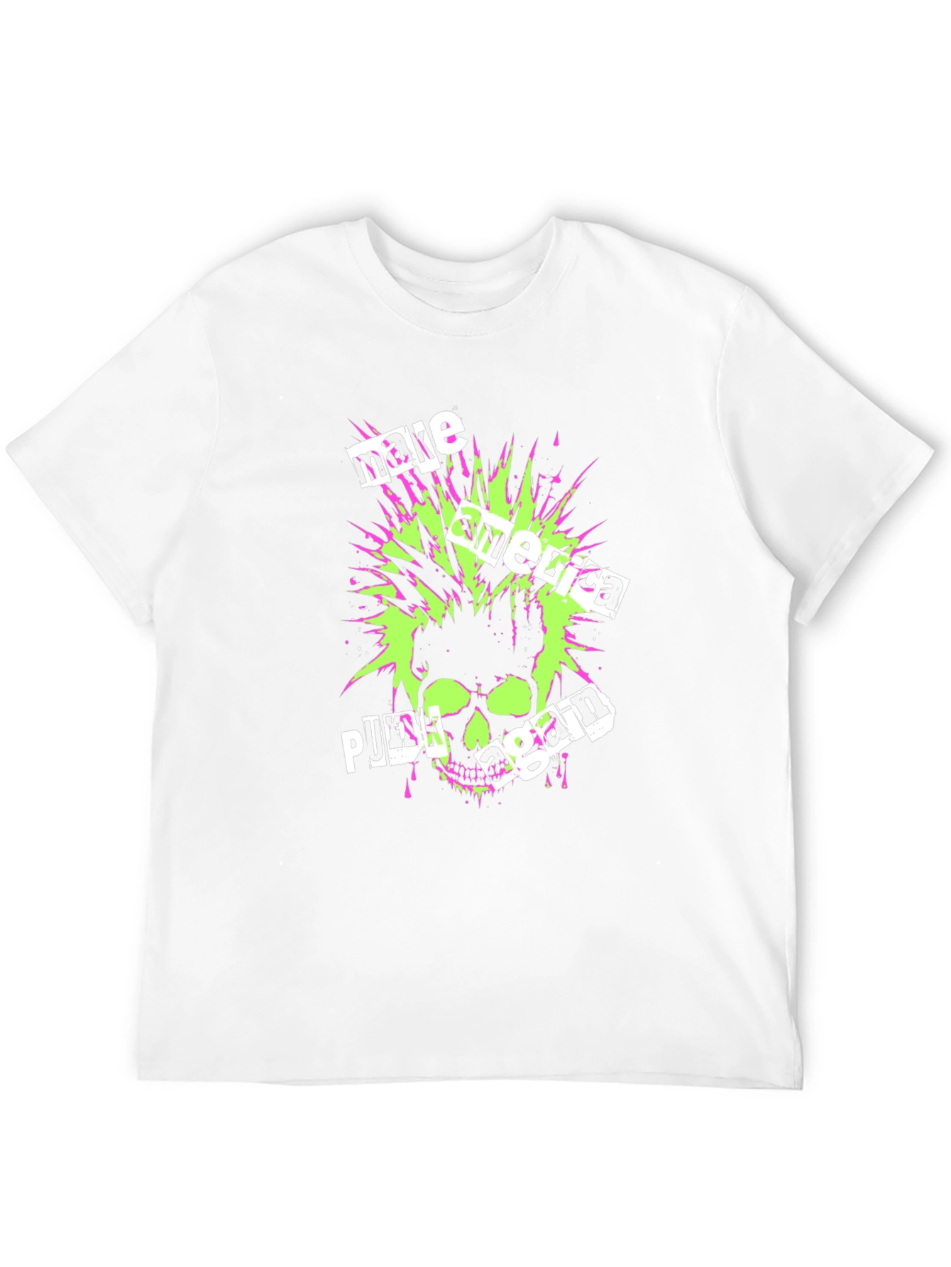 Punk Skull Graphic T-Shirt - Make America Punk Again